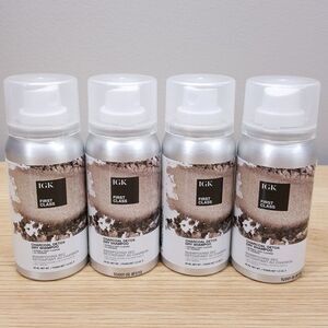 IGK First Class Charcoal Detox Dry Shampoo 1oz x 4 Travel Mini Vegan